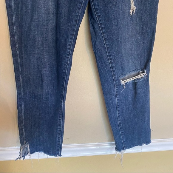 Talbots Jeans Size 8 Flawless Distressed Denim Jeans - Picture 8 of 16